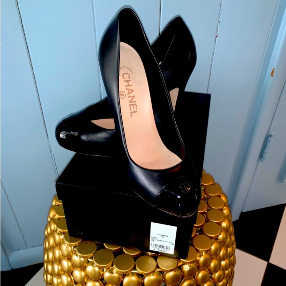 CHANEL PLATFORM PUMPS